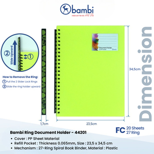 Túi đựng và tổ chức tài liệu <span class=keywords><strong>FC</strong></span>/F4 an toàn để nộp giấy an toàn, lưu trữ dễ dàng và 44201 quản lý giấy hiệu quả - Product Image 4