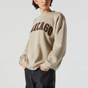 Sudadera con bordado de chenilla para mujer, superventas, cómoda, precio barato, sudadera con bordado de chenilla para mujer - Product Image 6