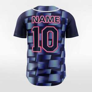 Factory Direct Men's <b>Baseball</b> Jersey Sublimation Print Denim Custom Logo Available - Product Image 3