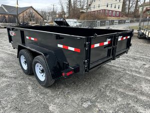 Clean New Heavy Duty Dump Farm Trailer with Hydraulic Tilt & Motor High Safety 7x12/7x14/6x12/6x14 Sizes Premium Quality - Product Image 5