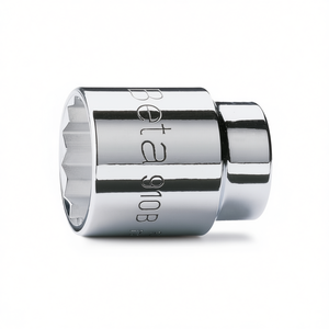 Chiavi a bussola poligonali cromate con attacco quadrato femmina da 3/8 di pollice - Product Image 2