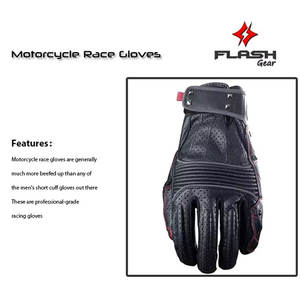 Guantes de Cuero Profesionales de Alta Calidad para Motociclistas, con Logotipo Personalizado, Protección Invernal, Impermeables y Resistentes al Fuego - Product Image 3