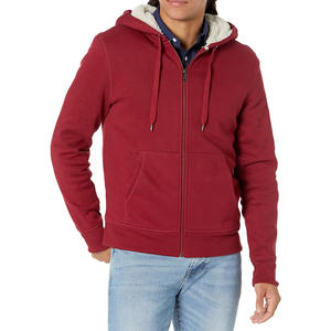 Sudadera con capucha para hombre transpirable con cremallera completa Fabricante OEM Opciones de impresión de logotipo personalizado y soporte de etiqueta privada - Product Image 1