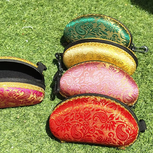 Handgemachte mehrfarbige Sonnenbrille netui mit Reiß verschluss Hochzeit & Mehendi begünstigt Brillen halter Braut Werbe geschenk Organizer - Product Image 1
