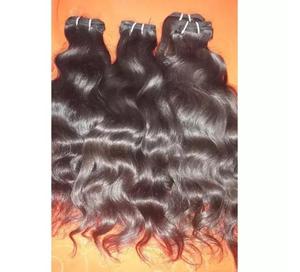 Paquetes de cabello Remy indio Virgen sin procesar de onda natural Cabello de templo sin procesar con textura hinchable y extremos de brillo saludable - Product Image 5