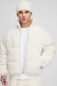 Chaqueta de Lona Personalizada Cortavientos OEM para Hombre, Chaqueta de Invierno de Talla Grande, Cálida, de Alta Calidad, Estilo Urbano, con Logotipo Frontal - Product Image 4