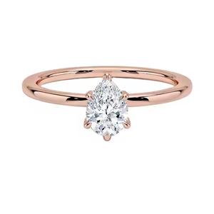 <b>Custom</b> Engagement GRA VVS Moissanite Diamond Jewellery 925 Sterling Silver Women Solitaire Moissanite <b>Ring</b> - Product Image 6