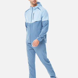 Conjuntos cortavientos de manga larga personalizados para hombres de etiqueta privada Nuevo estilo Logotipo personalizado Impermeable Ligero Traje cortavientos para hombres - Product Image 3