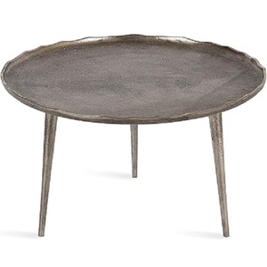 Nouvelle table basse en métal conçue à chaud de forme carrée avec dessus en verre meubles de maison Table d'angle latérale Table décorative de chambre à coucher - Product Image 3