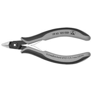 Cortador Diagonal de Precisión Knipex para Electrónica, Acabado Pulido con Cabeza Pulida, Empuñaduras Multicomponentes en los Mangos, Alta Calidad - Product Image 1
