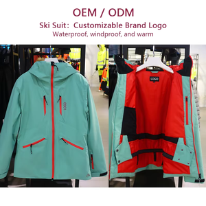 Conjunto de Traje de Esquí Personalizado para Invierno, Chaqueta de Nieve Impermeable y Cálida de Dos Piezas con Diseño Resistente al Viento y al Desgaste - Product Image 3