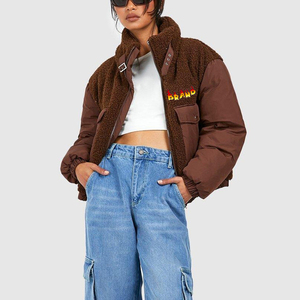 Venta al por mayor de mujeres de moda puffer chaqueta elegante ligero abrigo de Invierno Caliente a granel moda prendas de vestir exteriores de alta calidad - Product Image 1
