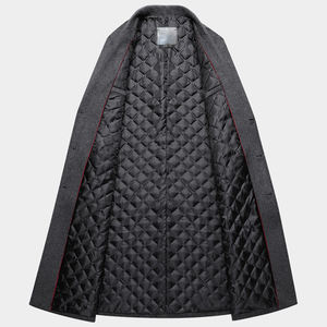 <b>Men</b> Long Wool <b>Trench</b> <b>Coat</b> Elegant Business Winter Overcoat Manufacturer - Product Image 4