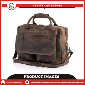 New Arrival Luxury Genuine Leather Waterproof Expandable Durable Lightweight Eco-Friendly 30-<b>40L</b> Capacity Unisex Briefcase Sale - Product Image 6