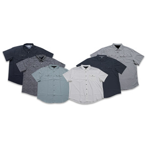2024 New Design Custom Digital Printed Plus Over Size Unisex Spandex/Polyester Buttons up Shirts for <b>Men</b> Vacation - Product Image 3