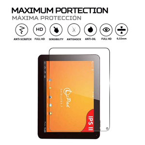 Protecteur d'écran antichoc pour tablette satellite Leotec L-Pad, housse de protection Premium - Product Image 2