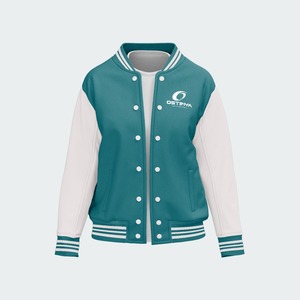 Customized Winter Casual Men's Knitted Varsity Jacket V-neck Front Premium Quality Breathable Windproof Quick Dry Polyester - Product Image 5