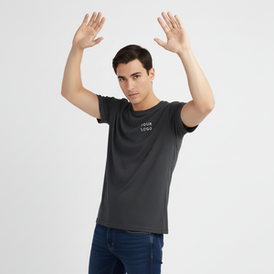 T-shirt blanc d'été de haute qualité-T-shirt personnalisé pour hommes avec votre logo en gros de l'usine - Product Image 3