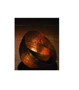 Bol de service en cuivre au design antique avec motifs martelés améliorant le service de nourriture lors de banquets ou de fêtes - Product Image 2