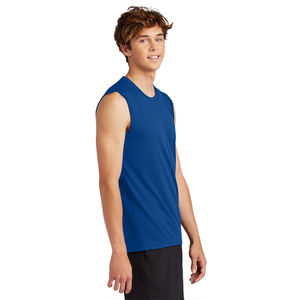 Débardeur de sport pour homme, à séchage rapide, sans manches, idéal pour l'entraînement, la musculation et le fitness, impression de logo personnalisée disponible - Product Image 4