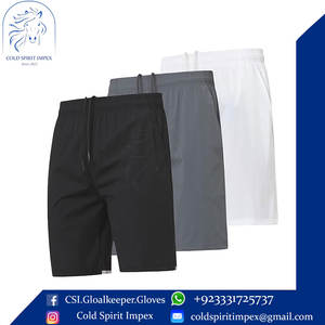 2025 Men's New Design Casual Athletic Shorts Quick Dry <b>Elastic</b> <b>Waistband</b> Pockets Anti-Wrinkle Workout Activewear Solid Pattern - Product Image 5