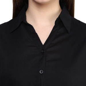 Chemise à col rabattu de la meilleure qualité sur mesure pour femmes Produit pour adultes à forte demande - Product Image 4