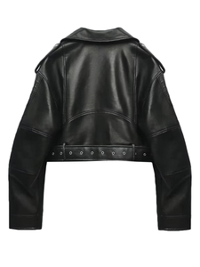 High Quality Custom Embroidery Breathable Windproof Winter Sportswear <b>Long</b> Sleeve Leather <b>Men's</b> <b>Jacket</b> - Product Image 2
