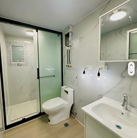 Maison conteneur extensible à double aile de 20 pieds, directement de l'usine, maison préfabriquée modulaire, cabane portable personnalisée
