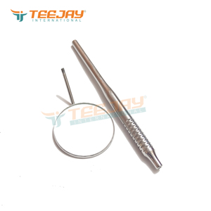 Handheld Round <b>Makeup</b> <b>Mirror</b> Stainless Steel Frame Chrome Finish 3X <b>Magnifying</b> Single Side Desktop <b>Mirror</b> OEM Custom Branding - Product Image 2