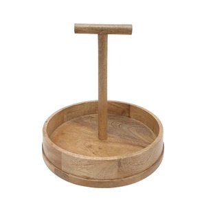 Kitchen Utensil Iron & <b>Wood</b> Rectangle <b>Caddy</b> Matt Ivory Colour Standing Type Storage Holder For Decoration Also In Bulk - Product Image 6