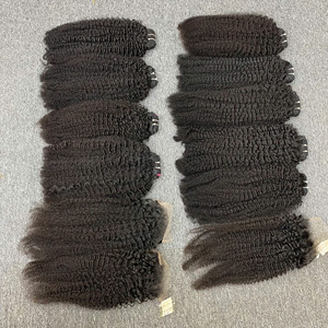 Extensions de cheveux vierges Remy à double trame, ondulation naturelle bouclée crépue vietnamienne HVN - Product Image 2
