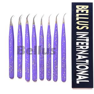 Hot Selling Private Label Stainless Steel Eyelash Tweezers Strong Grip Isolation Lash Extension <b>Tool</b> - Product Image 1