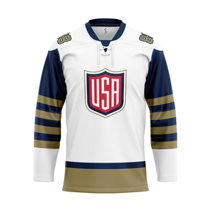 2024 nuevo diseño de camisetas de Hockey de alta calidad personalizable ropa de entrenamiento de Hockey sobre hielo camisas con impresión por sublimación al mejor precio - Product Image 1