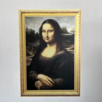 Peinture Mona Lisa de Leonardo da Vinci, le matériau en polystyrène Durable réutilisable maintient la Surface avec l'électricité statique