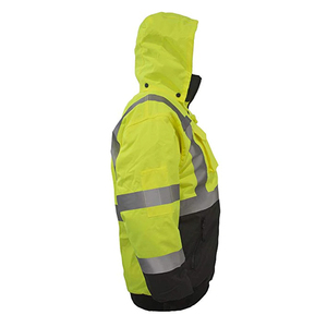 Gilet de sécurité LED personnalisé avec logo, classe 2 ANSI, vêtements de travail pour hommes, réfléchissant, imperméable, veste d'hiver 2025 - Product Image 2