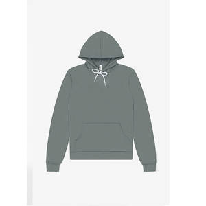 Cozy Fleece Essential Unisex Pullover Sudadera con capucha 100% algodón peso pesado bordado liso teñido - Product Image 6