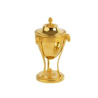 Nouveau trophée en métal au design élégant avec finition antique pour les événements collégiaux et les activités sportives