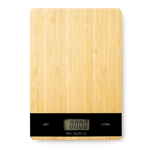 Bilancia da Cucina in Bambù Togarashi Personalizzata, Gadget Unico per la Tua Cucina - Product Image 2