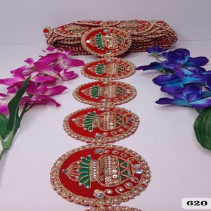 Elegante encaje bordado de novia Ideal para vestidos y velos de novia Encaje bordado floral 3D para costura nupcial Directo de fábrica - Product Image 1