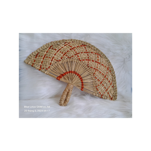 VENTILATEUR À MAIN SEDGE NOUVEAU PRODUIT MATÉRIEL NATUREL PRODUIT ÉCOLOGIQUE MEILLEUR PRIX PRODUIT DU VIET NAM - Product Image 3