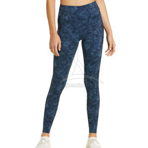 Leggings de sport pour femmes en gros, taille haute, taille élastique, uni, confortable, sans couture, respirant, léger, personnalisable - Product Image 2