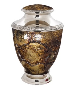 NUEVA LLEGADA VENTA ENTERA URNA DE CENIZAS HUMANAS FORMA DE TROFEO DE METAL URNA DE CREMACIÓN SUMINISTROS FUNERARIOS URNA ESMALTE DE ALTA CALIDAD PARA CENIZAS HUMANAS - Product Image 3