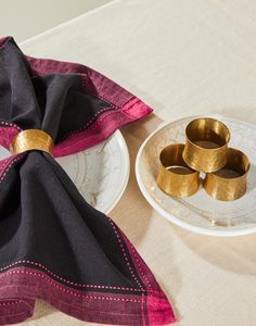 Rond de serviette forme ovale serviettes de mariage porte-mouchoirs ustensiles de cuisine Unique rond de serviette personnalisable - Product Image 6