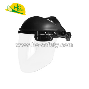 F003 EN166 écran facial jetable en polycarbonate transparent résistant aux chocs élevés et à la chaleur équipement de protection individuelle écran facial uv - Product Image 3