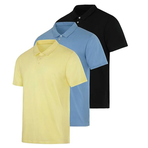 Polo de Alta Calidad para Hombre, Transpirable, de Spandex, Jersey de Seda, Tejido de Punto, Bordado, Colorido, Corto, Talla XL, Estampado - Product Image 4