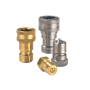 ข้อต่อ/ข้อต่อไฮดรอลิกแบบกดและดึงเร็ว ISO7241-B ข้อต่อไฮดรอลิกชนิดเปิดและปิดทองเหลือง - Product Image 2