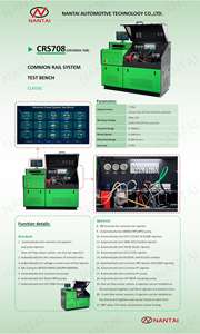 NANTAI CRS708 Banc d'essai Common Rail Banc d'essai pour injecteurs et pompes - Product Image 4