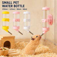 Botol Minum Isi Ulang Mudah Digunakan Membantu Menjaga Air Tetap Tersedia untuk Hamster, Gerbil, dan Hewan Kecil Lainnya Botol Air Hamster
