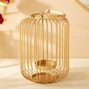 Available High Quality Round Available Glass Candle <b>Jar</b> for Home & Hotel Decoration New Design Best Price Metal Candle Lantern - Product Image 1