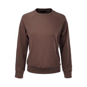 เสื้อสเวตเตอร์ลำลองผู้หญิงไซส์ XS คอตตอนหนักผ้าฟลีซสะอาดปกพับลงป้องกันริ้วรอยเสื้อสเวตเชิ้ตฤดูใบไม้ผลิออกแบบโลโก้ได้ตามต้องการ - Product Image 1